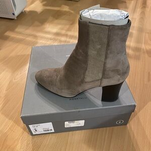 Aquatalia dark beige bootie size 10M